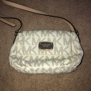 Gold Michael Kors Crossbody Bag